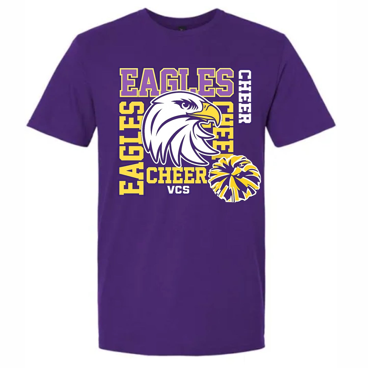 CHEER tee toddler, youth & adult sizes- pre order