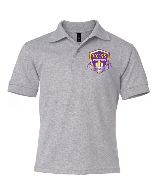 Secondary School Gray Polos - youth & adult