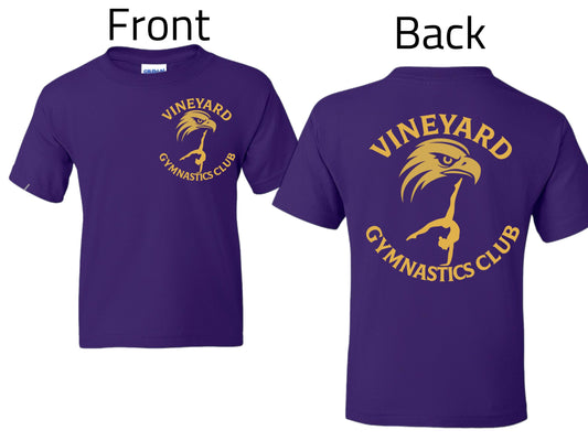VCS GYMNASTICS CLUB SPIRIT SHIRT - adult sizes