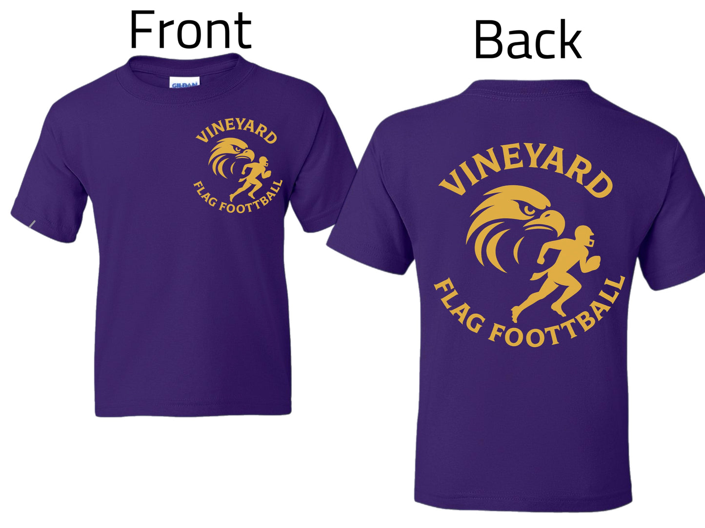 VCS FLAG FOOTBALL CLUB SPIRIT SHIRT - adult sizes